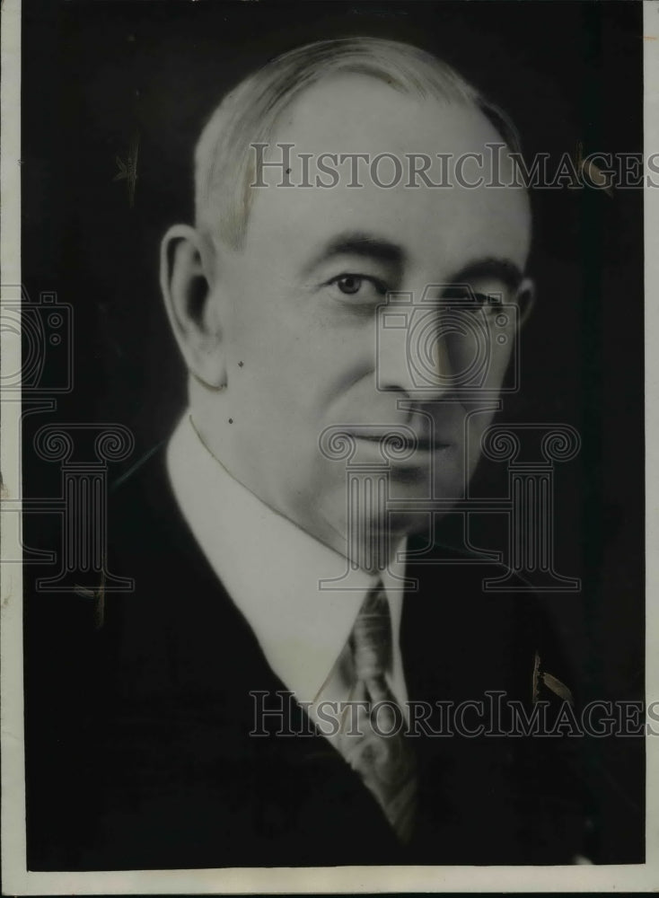 1933 Press Photo Frank H Conney, Governor of the State of Montana - nef39569- Historic Images