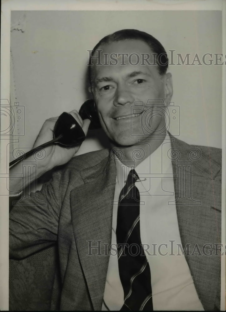 1940 Press Photo James Cromwell Present Candidate for U.S. Senate From N.J.