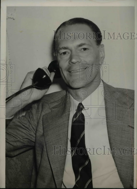 1940 Press Photo James Cromwell Present Candidate for U.S. Senate From N.J.