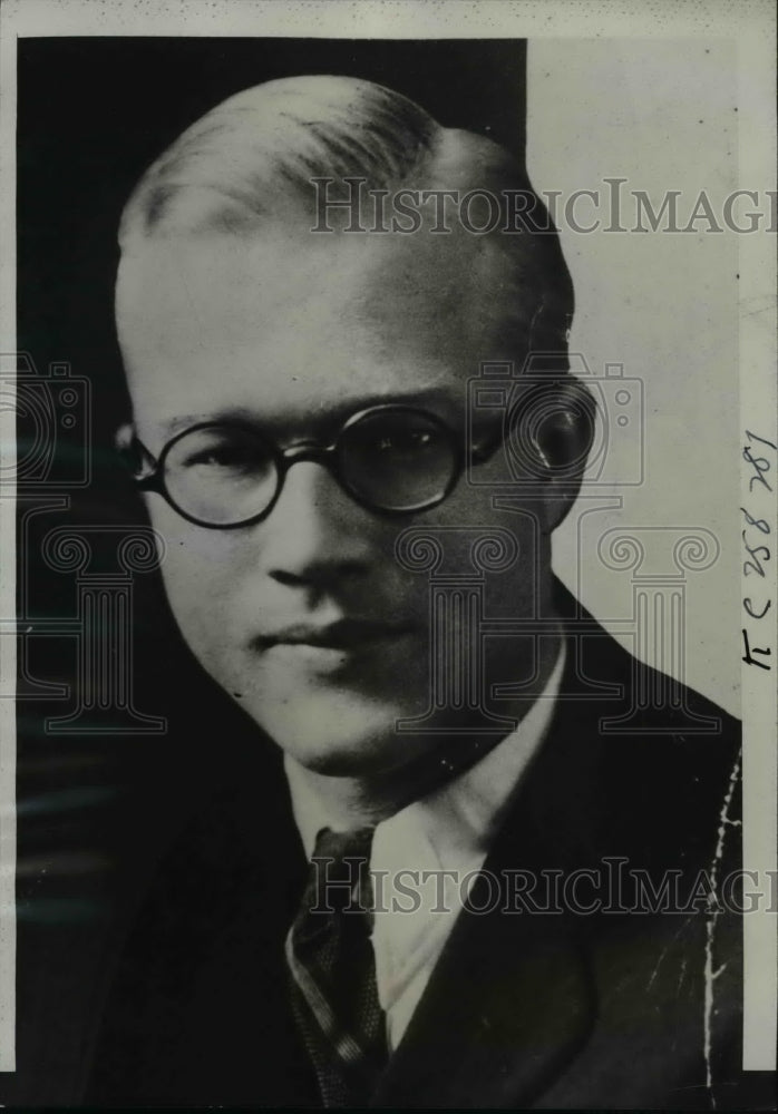 1934 Press Photo Dr.Arthur Wells Fusion candidate for Aloerman in Kansas City