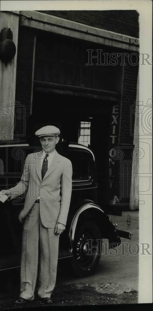 1934 Press Photo Earl F Johnson - nef39619