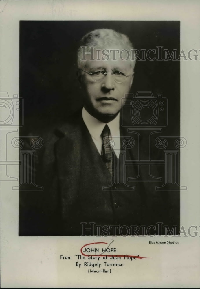 1948 Press Photo John Hope - nef39660