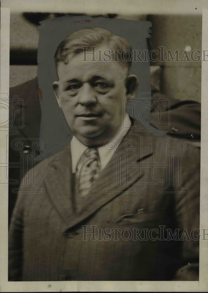 1929 Press Photo Frank L. Christian, Auburn Prison Warden - nef39664