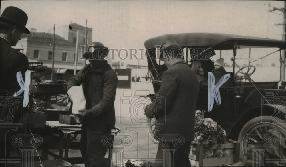 1923 Press Photo Fresno, California Free Market - nef39709