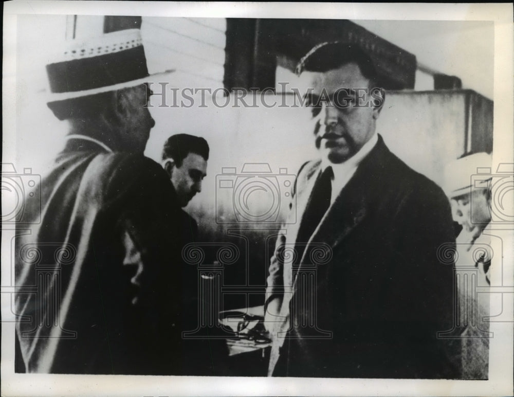 1941 Press Photo Christian Zonger German Consul deported from Honduras