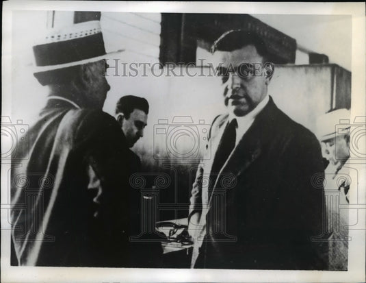 1941 Press Photo Christian Zonger German Consul deported from Honduras