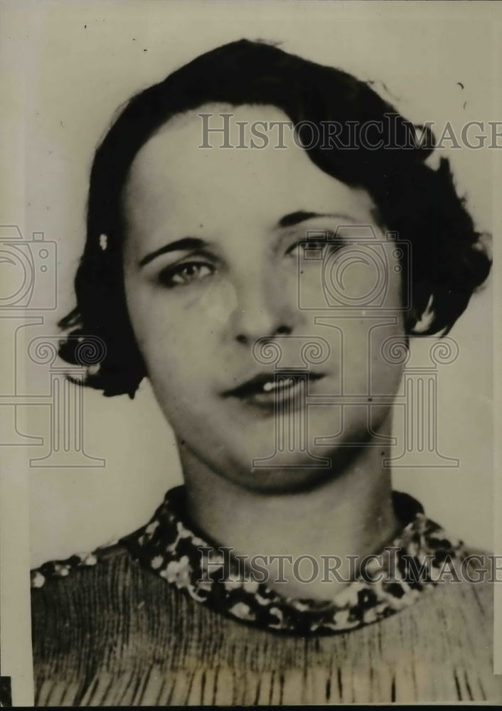1938 Press Photo Marcilla Fay McDaniel Arraigned on Stolen Money Concealment