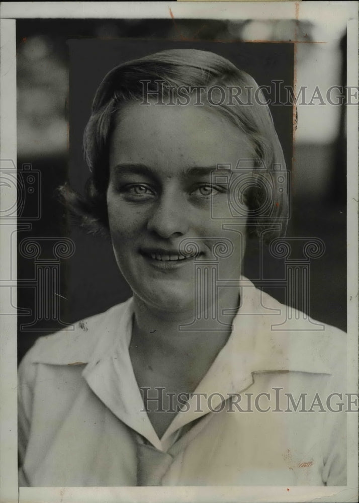 1931 Press Photo Miss Adelaide Jahncke to be Presented to King George