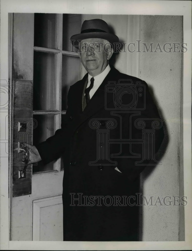 1939 Press Photo Norman Davis Conferred with President Roosevelt on Flood Issue