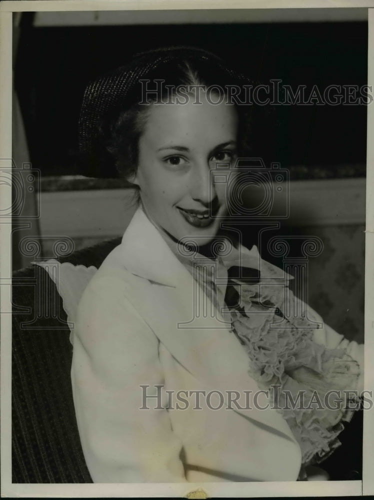 1936 Press Photo Peggy Ann Landon Daughter of Gov Alf M Landon of Kansas