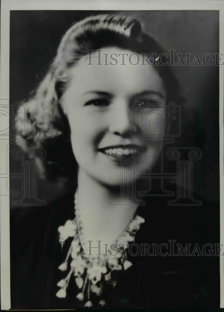 1940 Press Photo Sue Podsen Appointed Grand Duchess to Reign at Galveston Texas