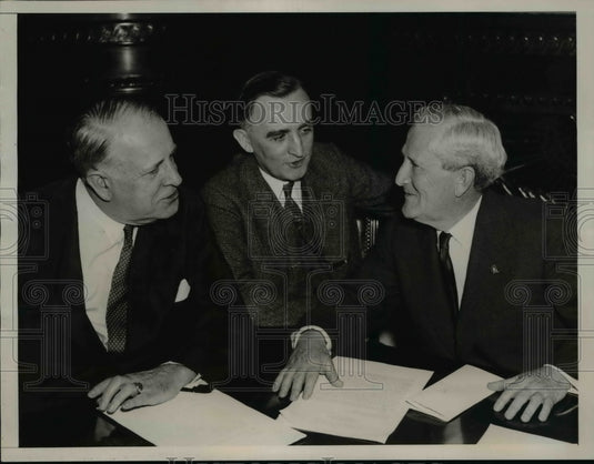 1938 Press Photo Senate Committee to Investigate Campaign Expenditures