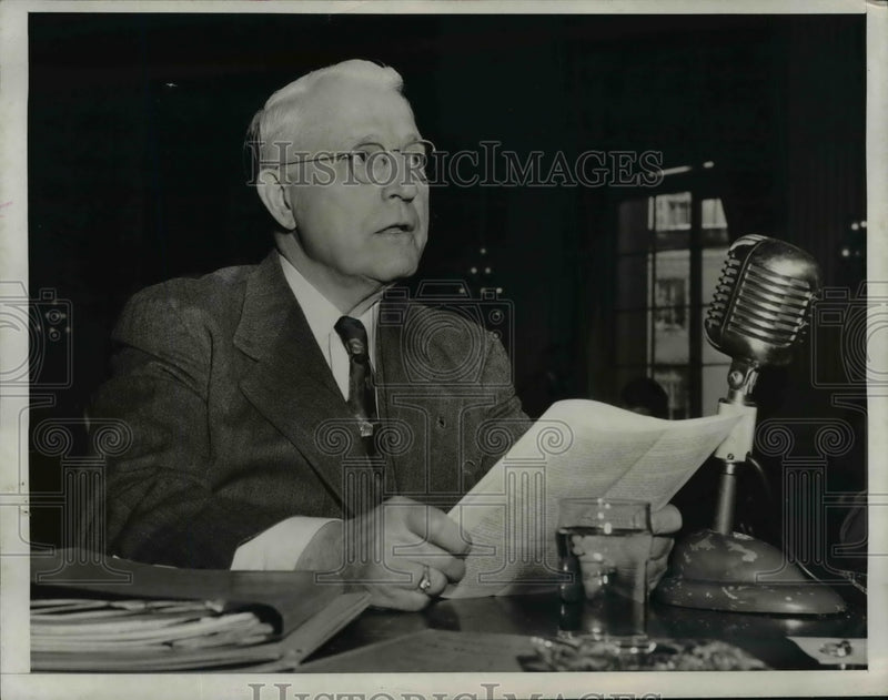 Load image into Gallery viewer, 1947 Press Photo A.F. Whitney President of the Railroad Trainmen - nef40296
