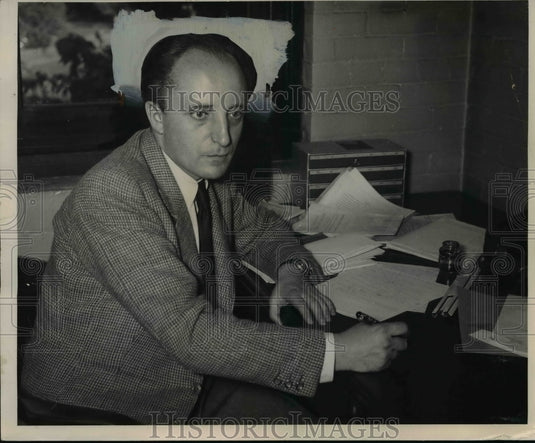 1950 Press Photo Prosecution Witness Against Ilse Koch Now Teacher Syracuse Univ