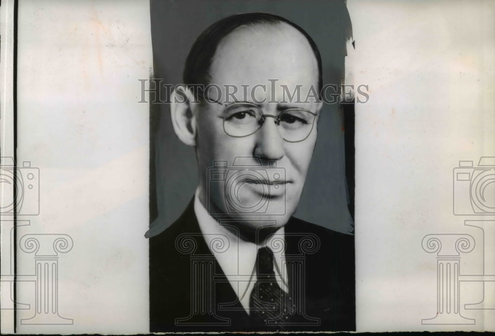 1956 Press Photo Vernon Nickell of Illinois - nef40477