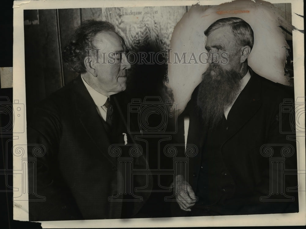 1927 Press Photo Judge Longden & Norman Lee Hopkins - nef40616