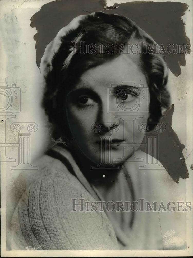 1935 Press Photo Mae Marsh, Actress - nef40687