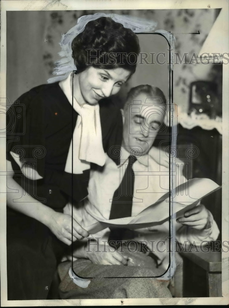 Press Photo Mrs. Elizabeth Vay succeeds in obtaining freedom for former husband