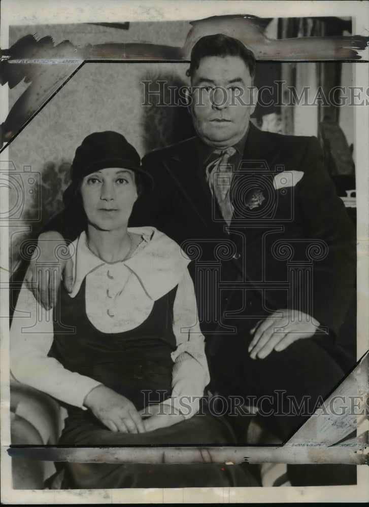1932 Press Photo Charles W Likes & Wife Grace Get Divorced & Remarried