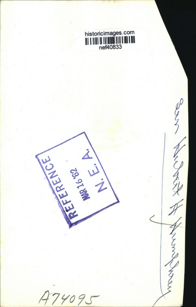 1962 Press Photo Senator Hubert Humphrey - nef40833