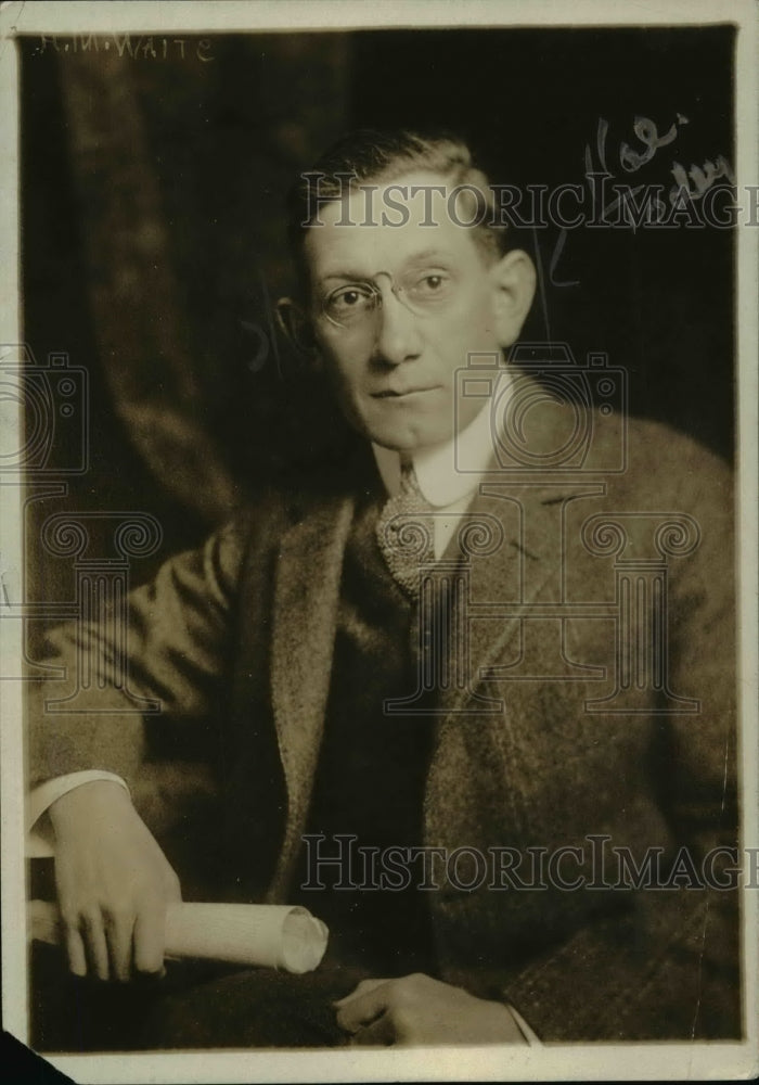 1918 Press Photo Lieutenant M. Waite, Dayton, Ohio city Manager - nef40853