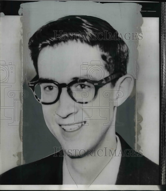 1960 Press Photo American Tourist Robert Christner Expelled from Russia