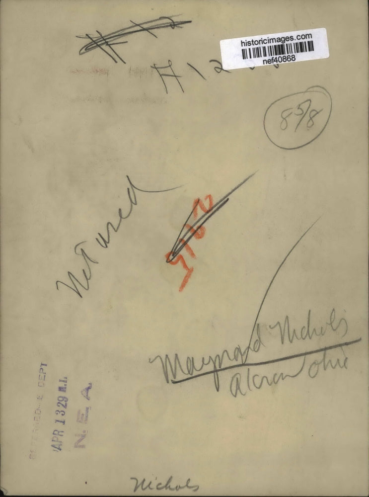 1929 Press Photo Maynard Nichols of Akron, Ohio - nef40868