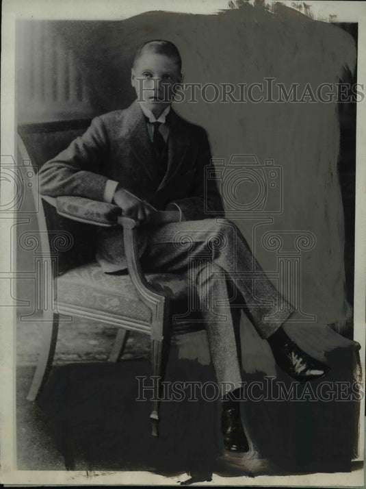 1928 Press Photo Prince Charles of Wales at Sixteen - nef40871