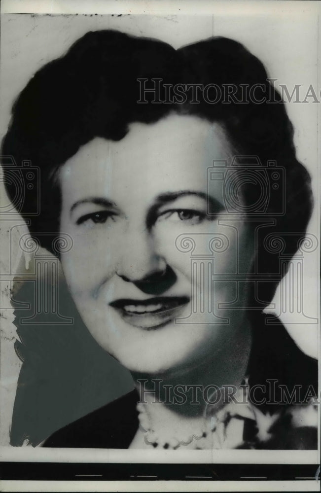 1958 Press Photo Hazel Palmer chosen to make the U.S. Senatorial race