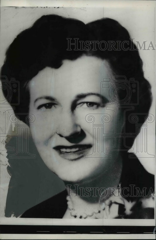 1958 Press Photo Hazel Palmer chosen to make the U.S. Senatorial race
