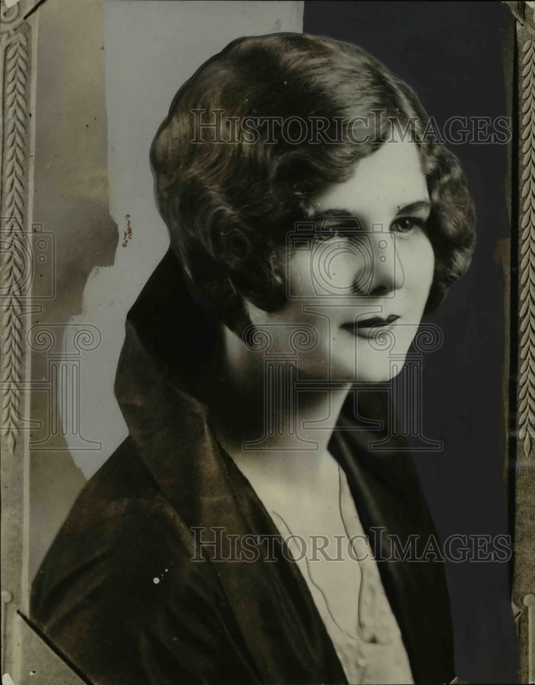 1931 Press Photo Ms.Geraldine R.Wendell fiancee of Howard Groskloss - nef41022