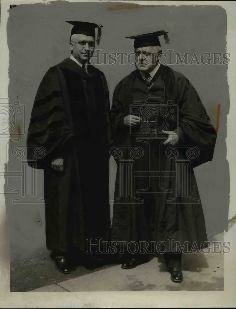 1932 Press Photo Dr. W.E. Wickenden and Thomas S. Baker - nef41023