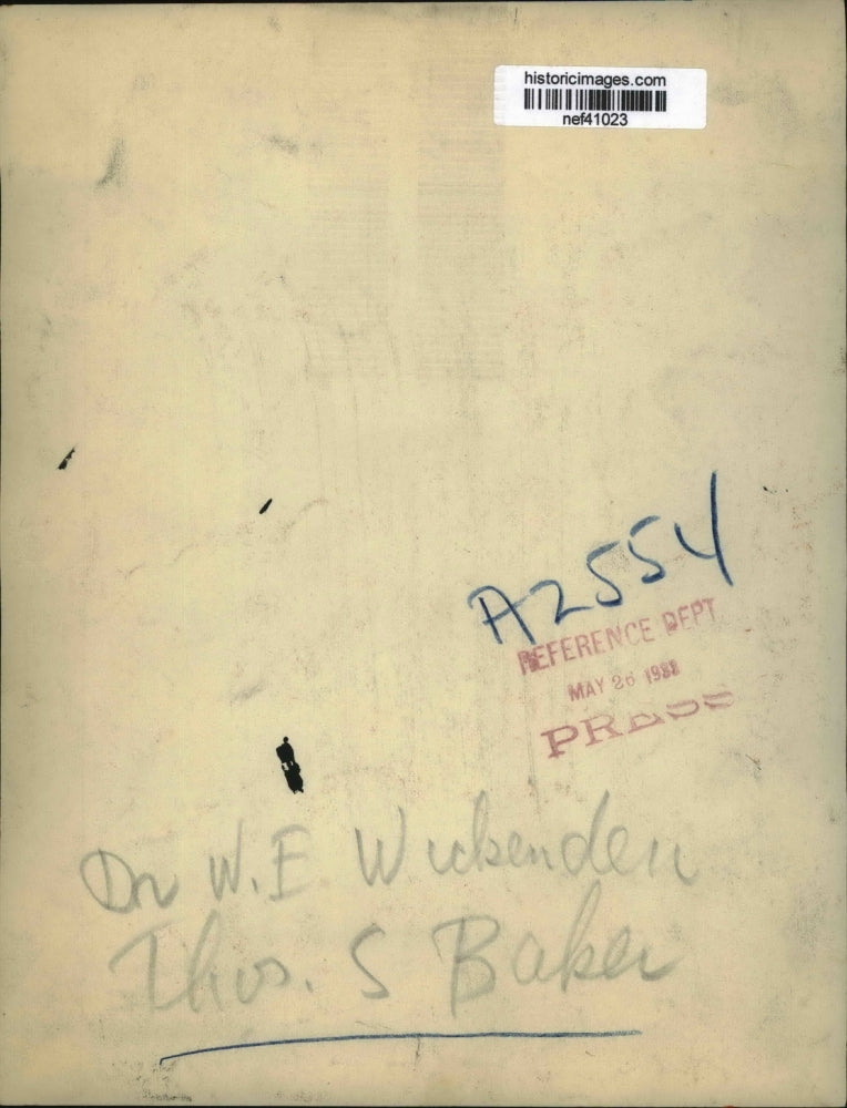 1932 Press Photo Dr. W.E. Wickenden and Thomas S. Baker - nef41023