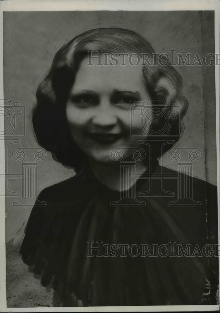 1934 Press Photo Lorraine Randall missing from Los Angeles Home - nef41048