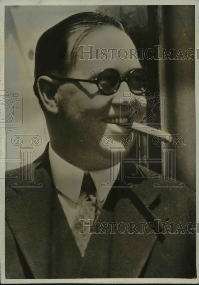 1931 Press Photo C.M. Fuller Charged with Violations of State Securities Act- Historic Images