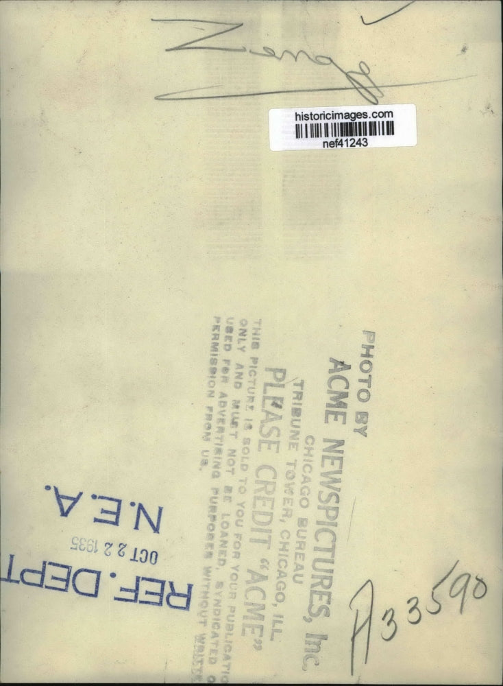 1935 Press Photo Zenage - nef41243