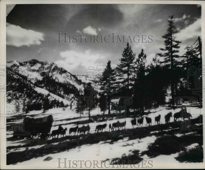 Load image into Gallery viewer, Press Photo Scene from Paramount's "Fighting Caravans" - nef41294
