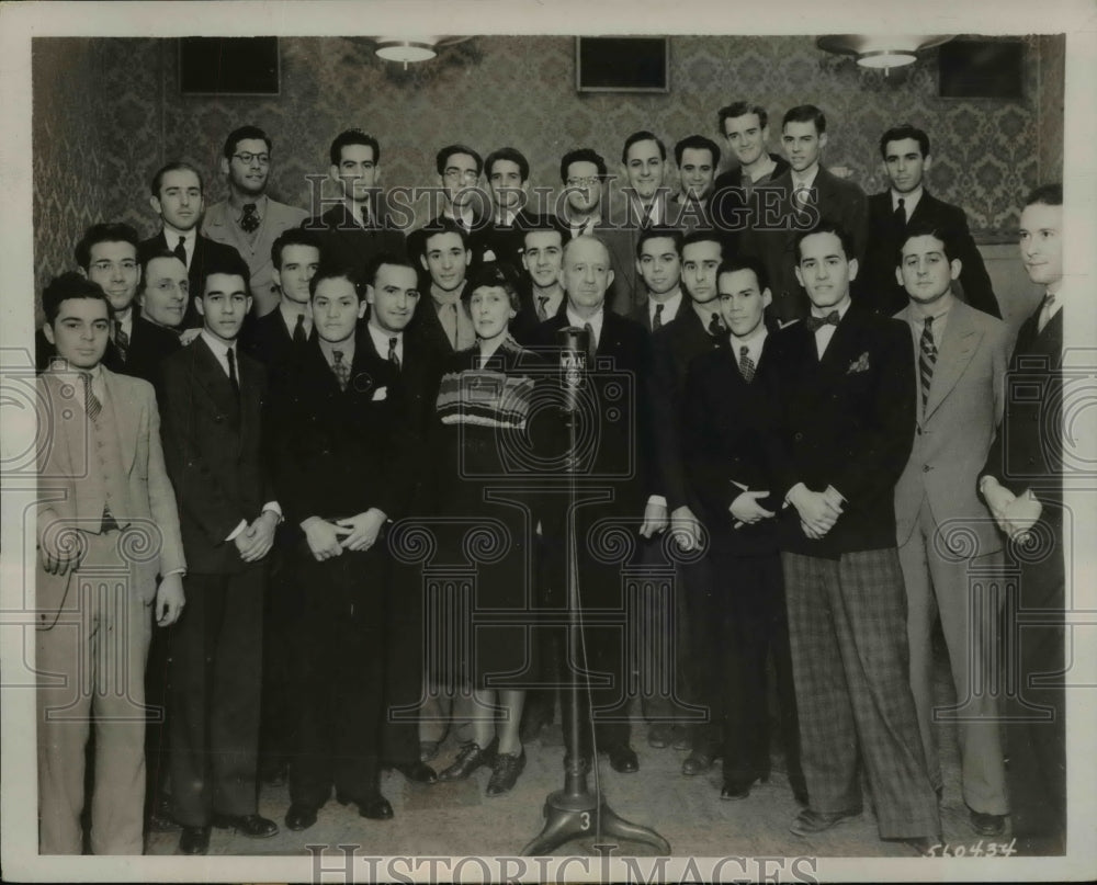 1937 Press Photo Latin-American Students at Renssalaer Polytechnic Institute