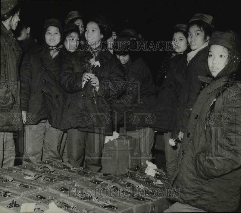 Load image into Gallery viewer, 1966 Press Photo Vietnamese Girls in Budapest, Hungary for Occupational Training
