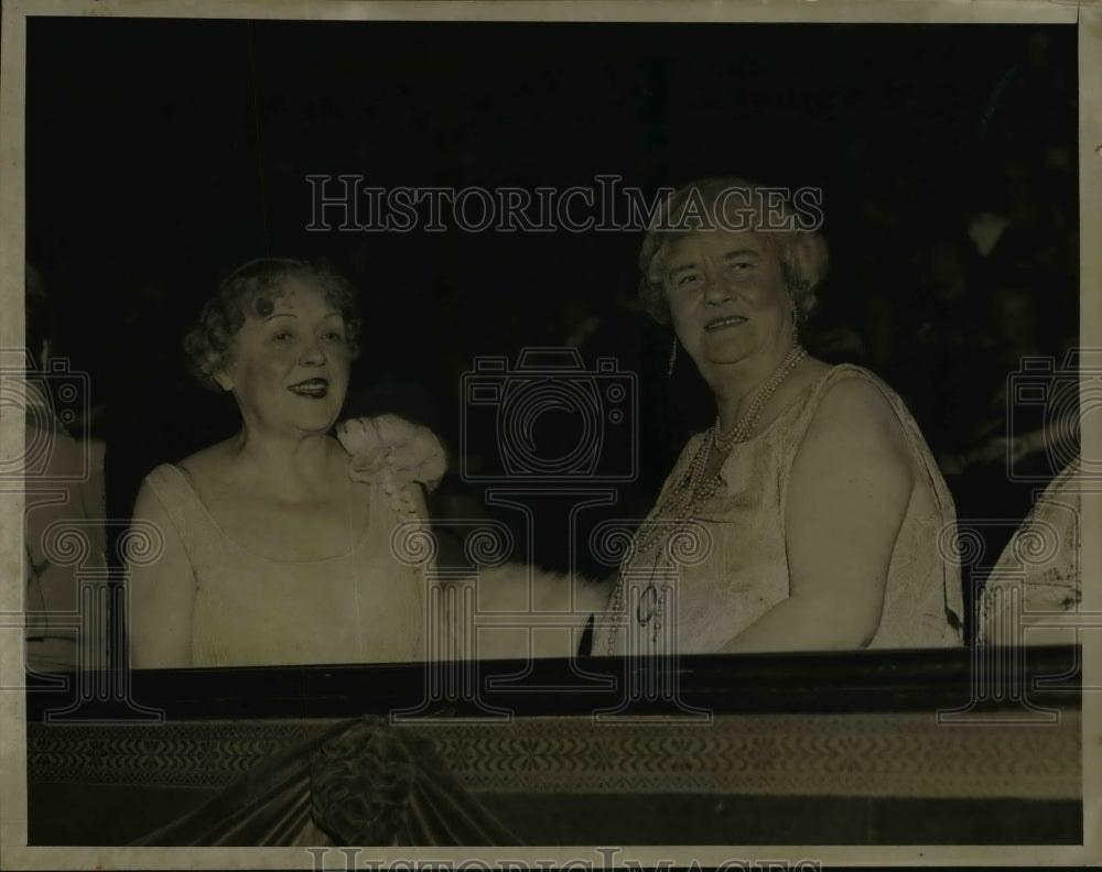 1938 Press Photo Doherty, Gann attend the opening of the D.A.R. Convention