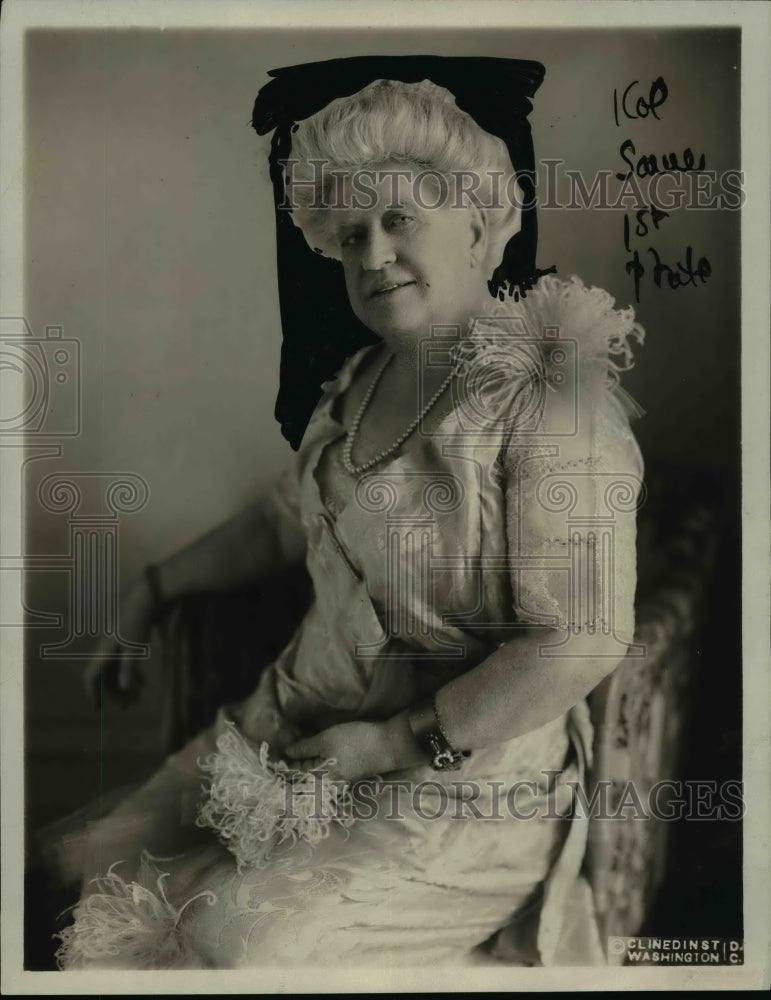 1922 Press Photo Mrs Francois Moran of Washington, DC - nef41685