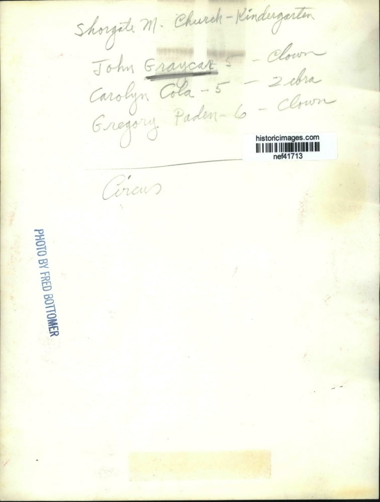 Press Photo Shorgate M. Church Kindergarten - nef41713
