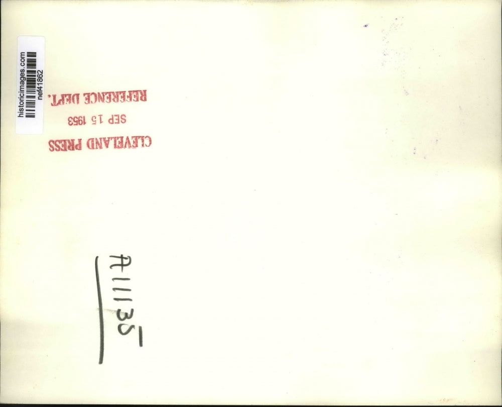 1953 Press Photo Jake Arvey Conferring at Meeting of Delegates Democratic Comm