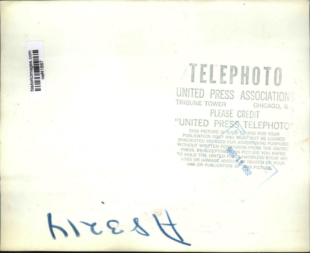 1952 Press Photo Adlai Stevenson Meeting National Democratic Committee Members