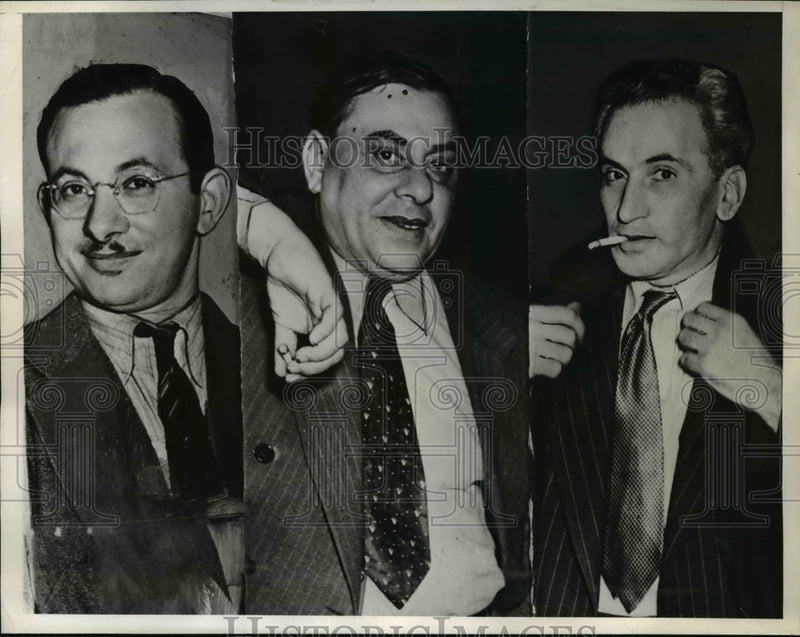 Load image into Gallery viewer, 1939 Press Photo Harry Dansky, Robert Cowan, Samuel Blumenberg in Los Angeles
