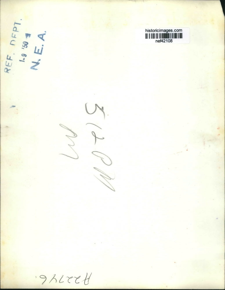 1949 Press Photo William O'Dwyer & Wife at Airport in miami, Florida - nef42108