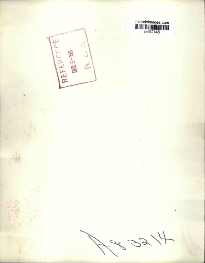 1955 Press Photo Adlai Stevenson at American Municipal congress Luncheon