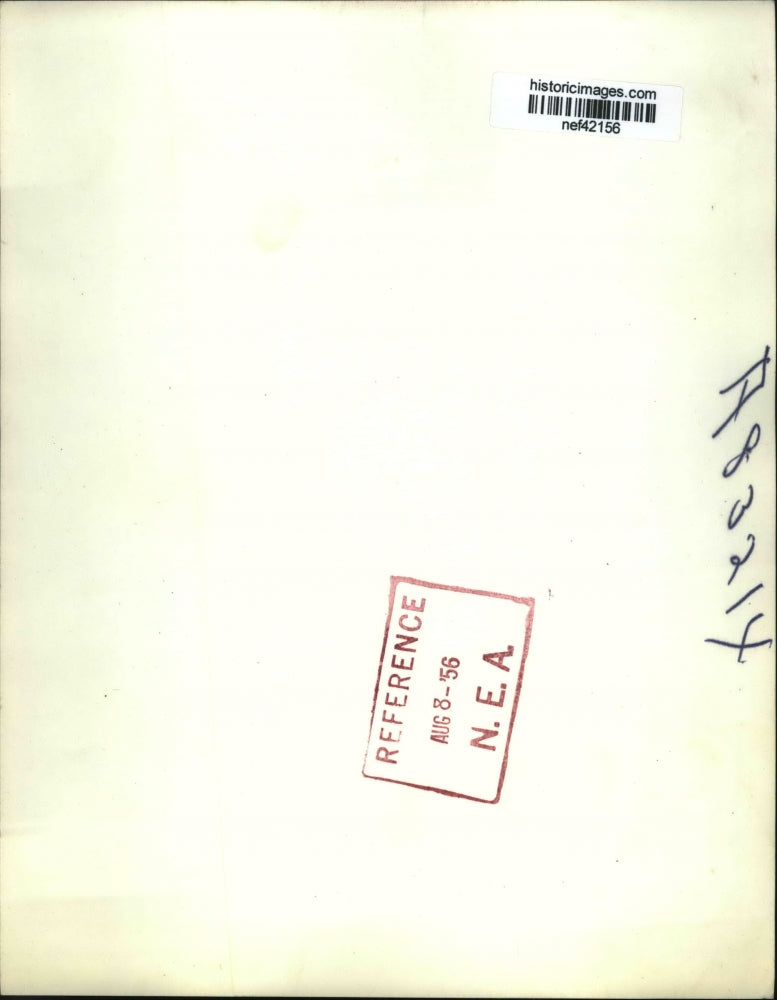 1956 Press Photo Adlai Stevenson Talking to Reporters in His Office, Chicago