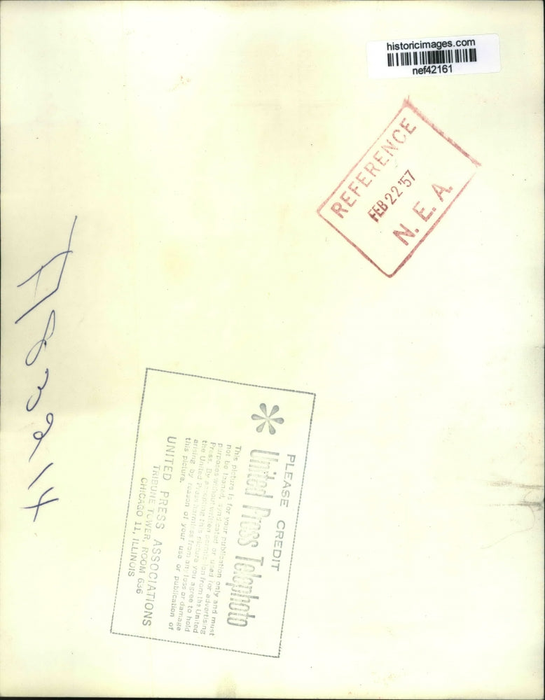 1957 Press Photo Adlai Stevenson at Democratic Fundraising Dinner, San Francisco