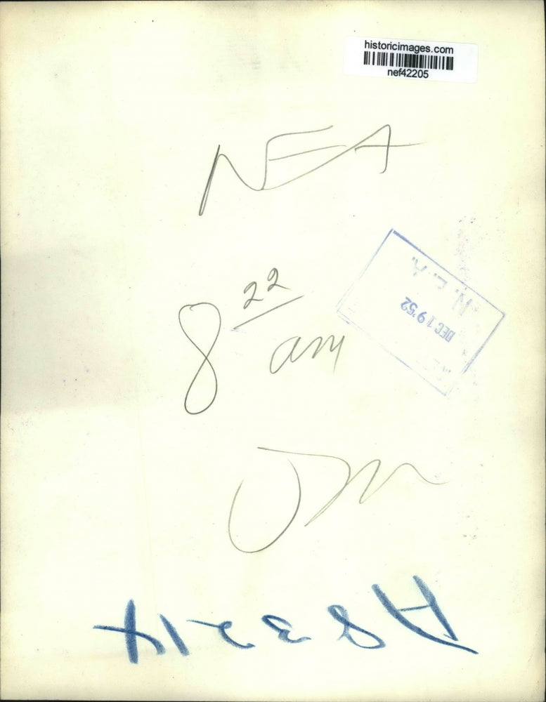 1952 Press Photo Governor Adlai Stevenson finishes out his first campaign tour